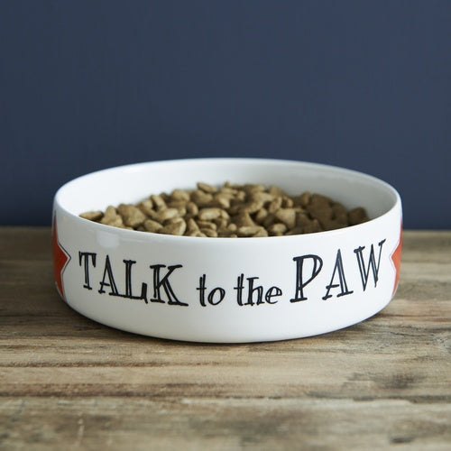 Talk to the Paw Bowl - Small