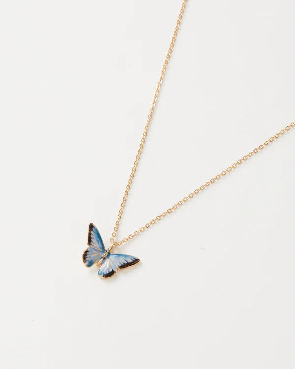 Blue top butterfly jewellery