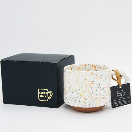 Porcelain Mug - White Speckled