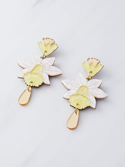 Daffodil Statement Earrings