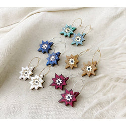 Mini Star Hoop Earrings