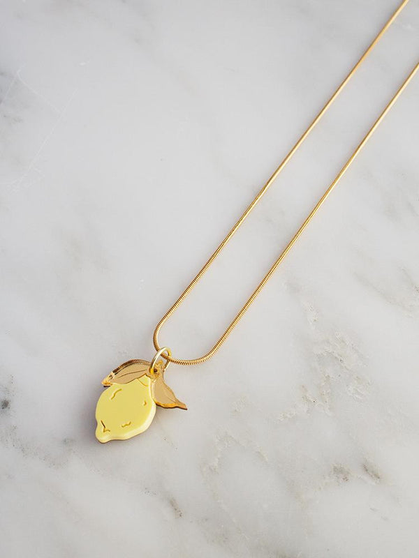 Mini Lemon Necklace
