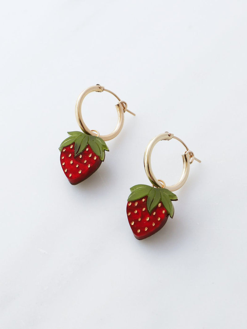 Mini Strawberry Hoops