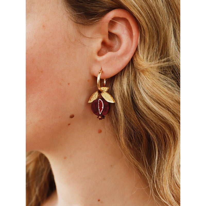 Pomegranate Hoops