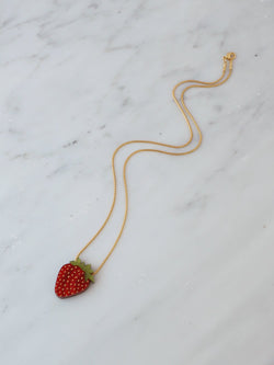 Strawberry necklace